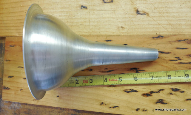 3/4" Aluminum Stuffing Tube for Biro #52 Grinders. 32mm Hog or Collagen Casings.